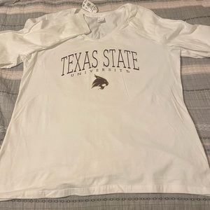 Womens Long Sleeved Texas State Shirt